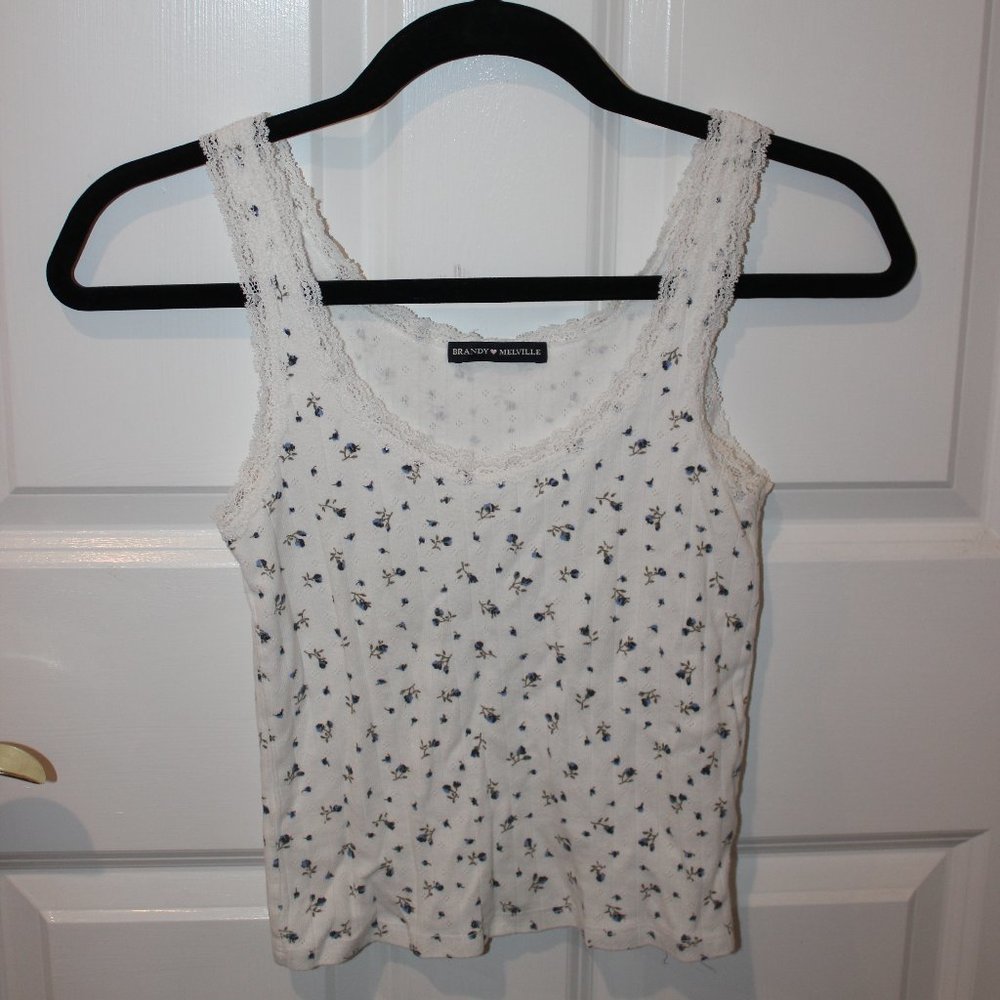 Brandy Melville Floral Tank